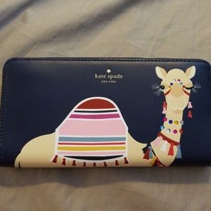 Kate spade camel neda wallet NWT
